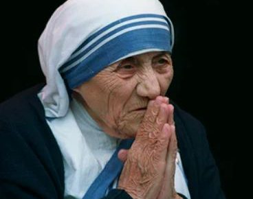 Photograph of Mother Teresa.